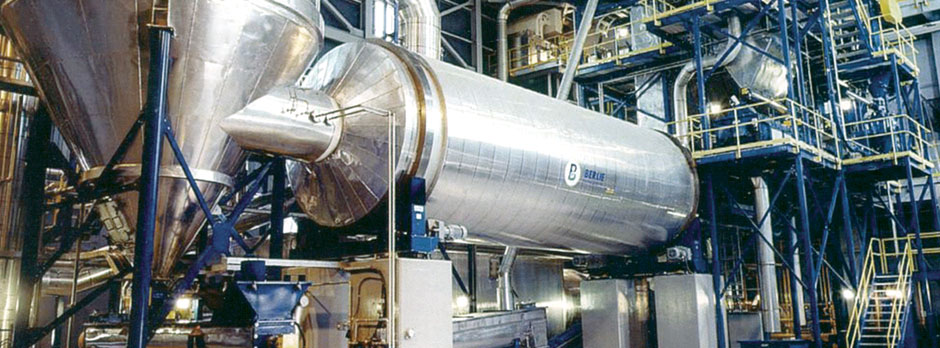 Closed loop rotary dryer / Rotating drum